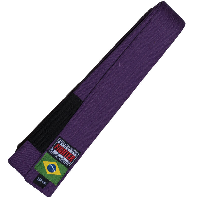 Fighter BJJ bälte - Lila/Svart