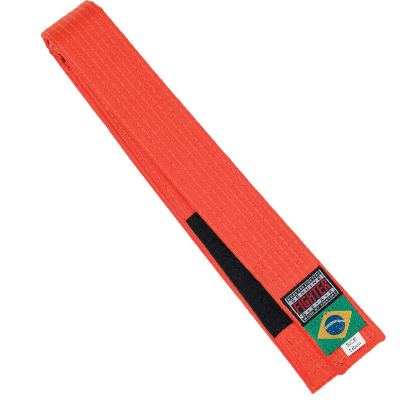 Fighter BJJ bälte - Orange/Svart