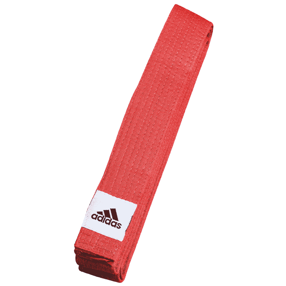 Adidas Kyu-bälte rött