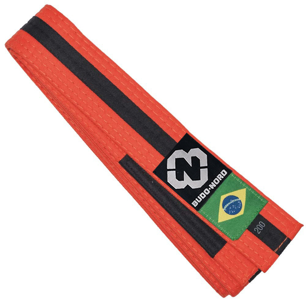 Budo-Nord BJJ bälte - Orange/Svart