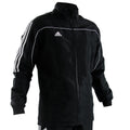 Adidas overallsjacka svart med vita ränder