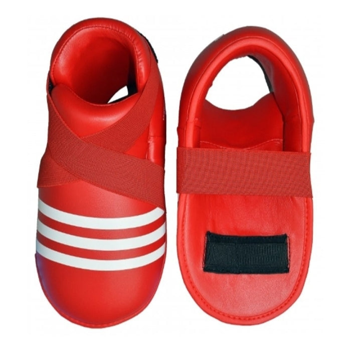 Adidas Wako Kickboxnings Fotskydd - Röd