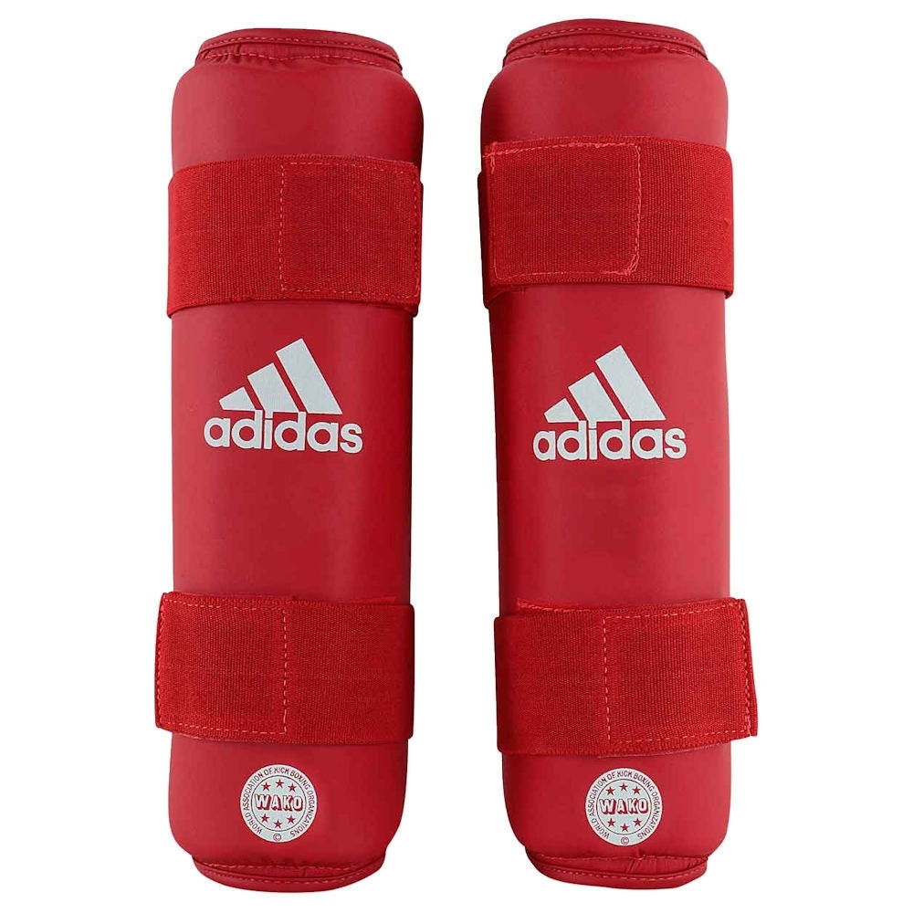 Adidas Wako Kickboxnings Benskydd - Röd