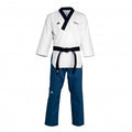 Adidas Taekwondodräkt WT Poomsae Dam Vit-Blå