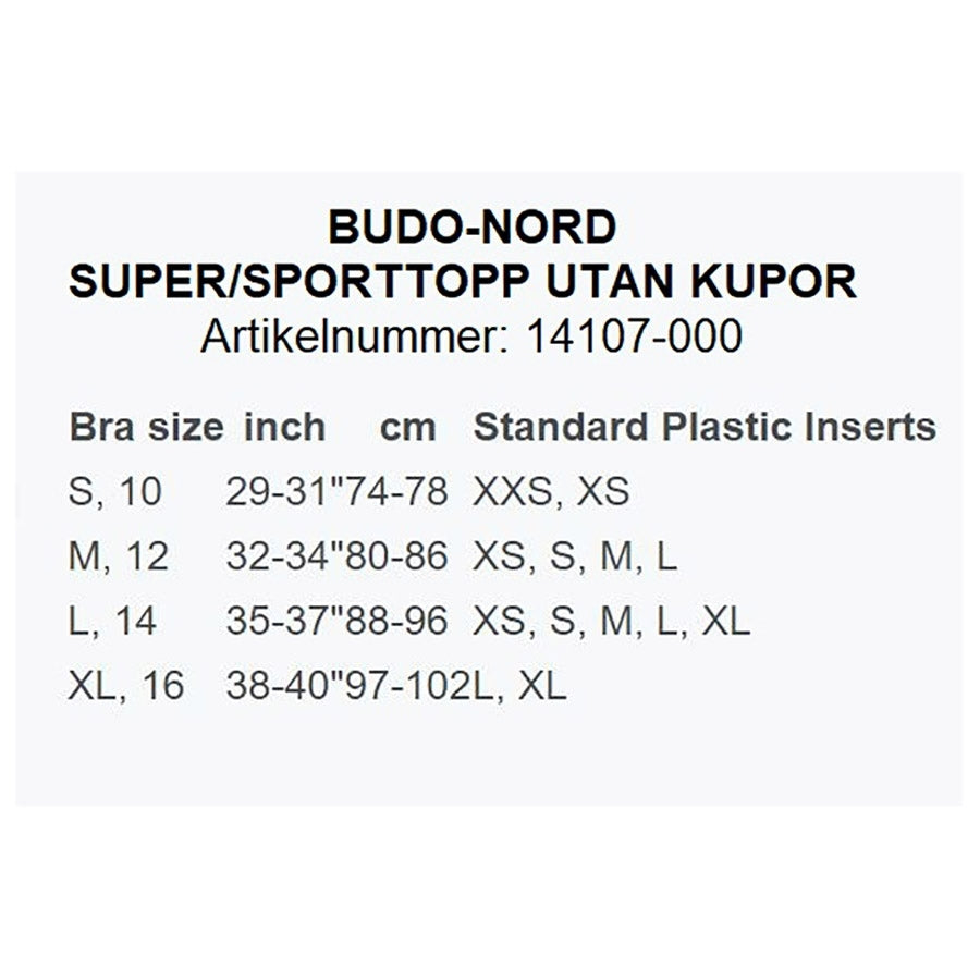 Budo-Nord Sporttopp (utan kupor) - Vit