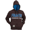 Fighter Hoodtröja Standing Tall Brun/Blå