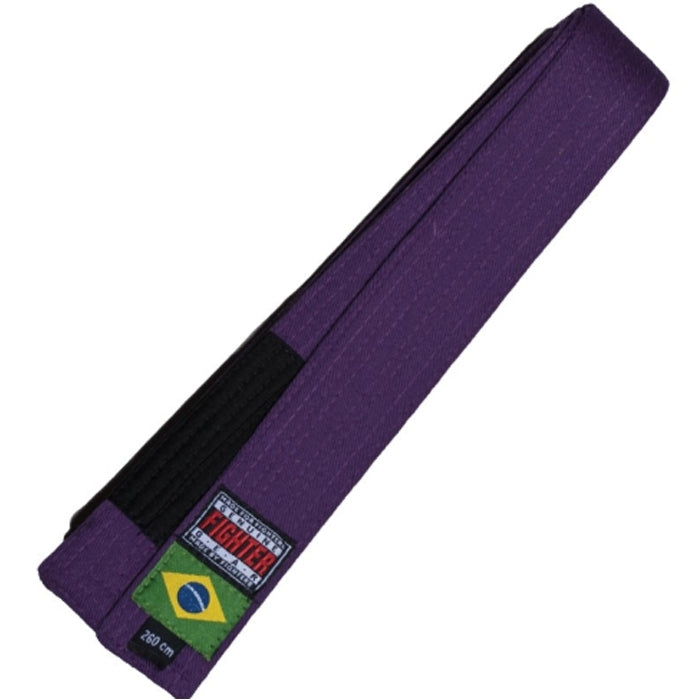 Fighter BJJ bälte - Lila/Svart