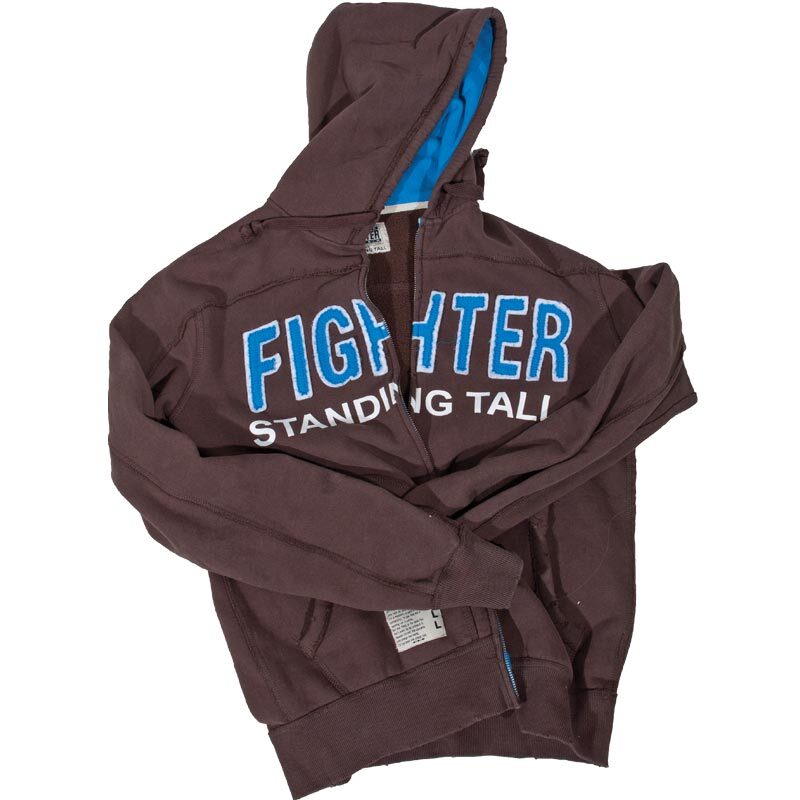 Fighter Hoodtröja Standing Tall Brun/Blå