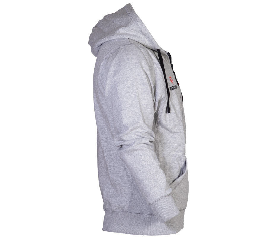 Budo-Nord Hood Rocky Gråmelange