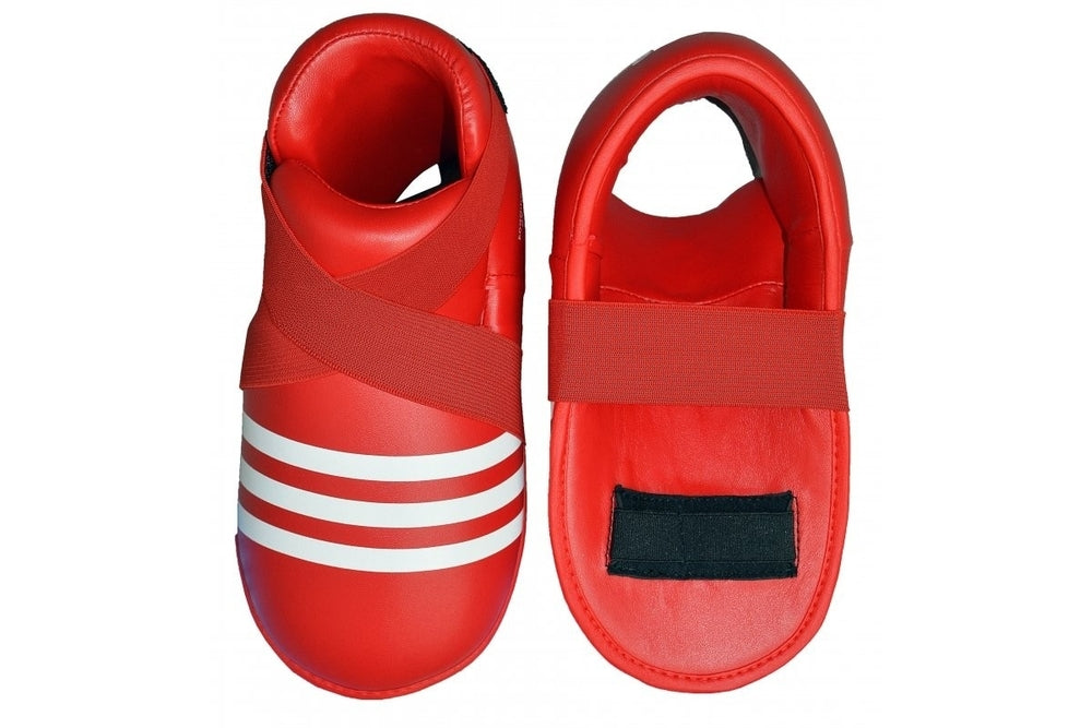 Adidas Wako Kickboxnings Fotskydd - Röd