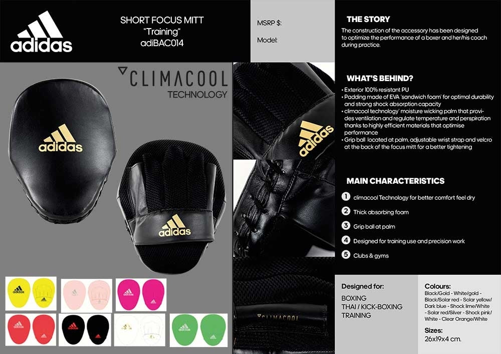 Adidas Focus Mitts - Svart/Röd
