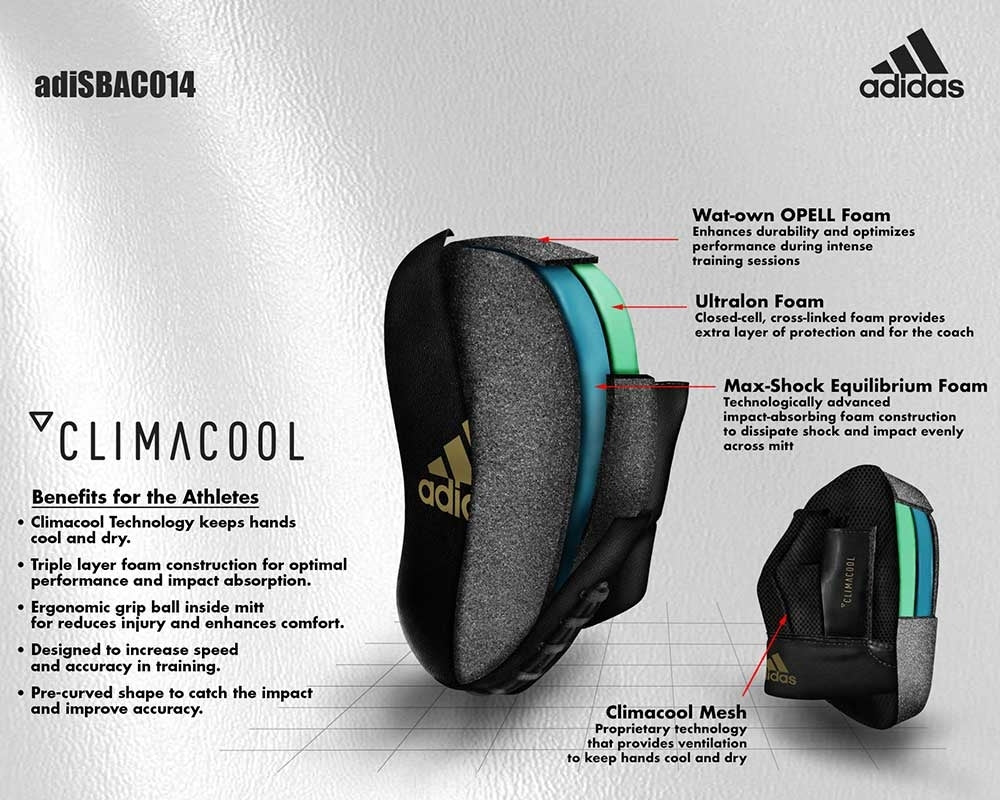 Adidas Focus Mitts - Svart/Guld