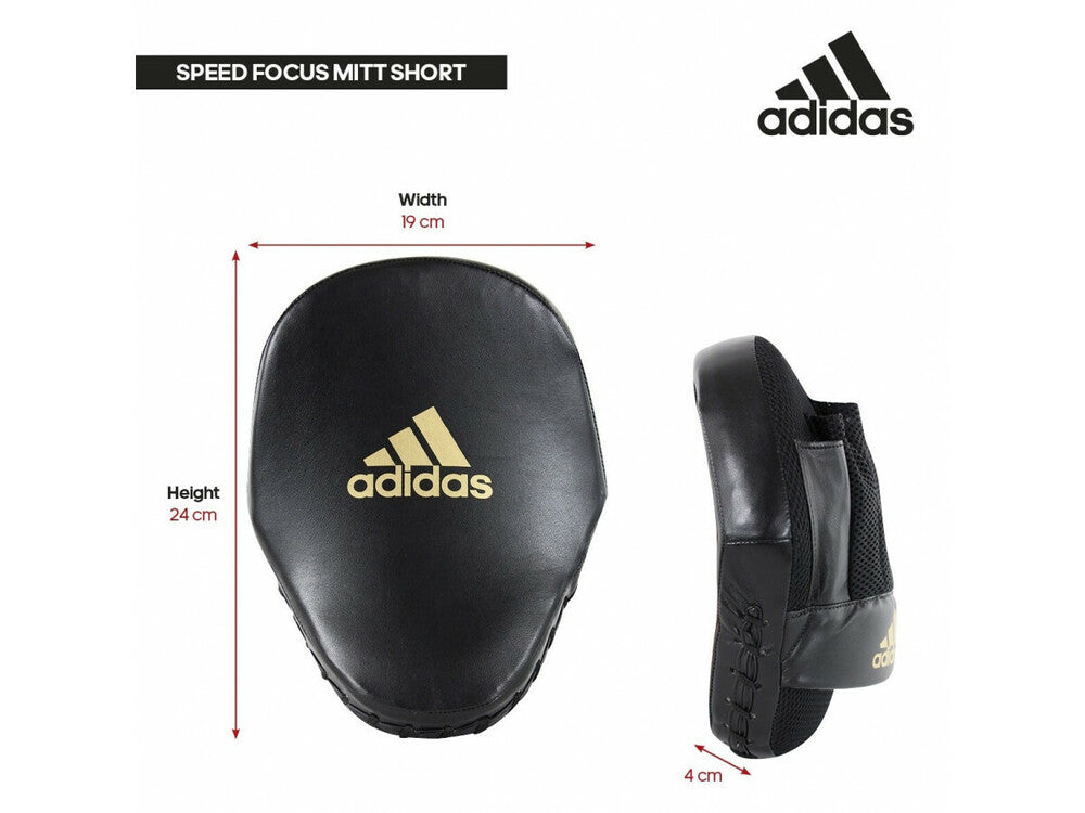 Adidas Focus Mitts - Svart/Guld