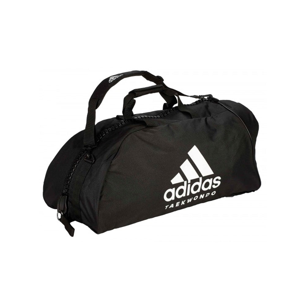 Adidas 2-i-1 TKD-väska svart och vit – produktbild 3