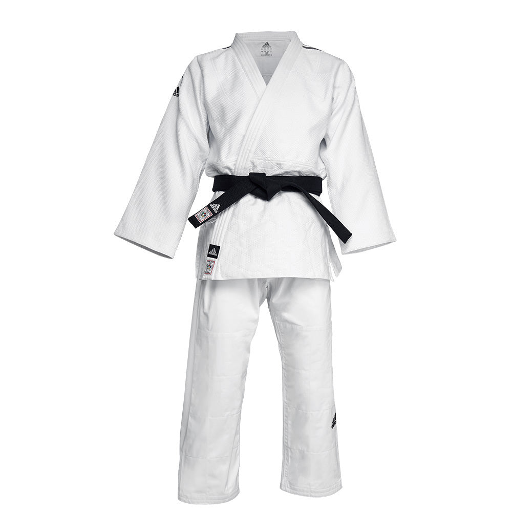 Adidas Judodräkt Champion 3 Slimfit vit