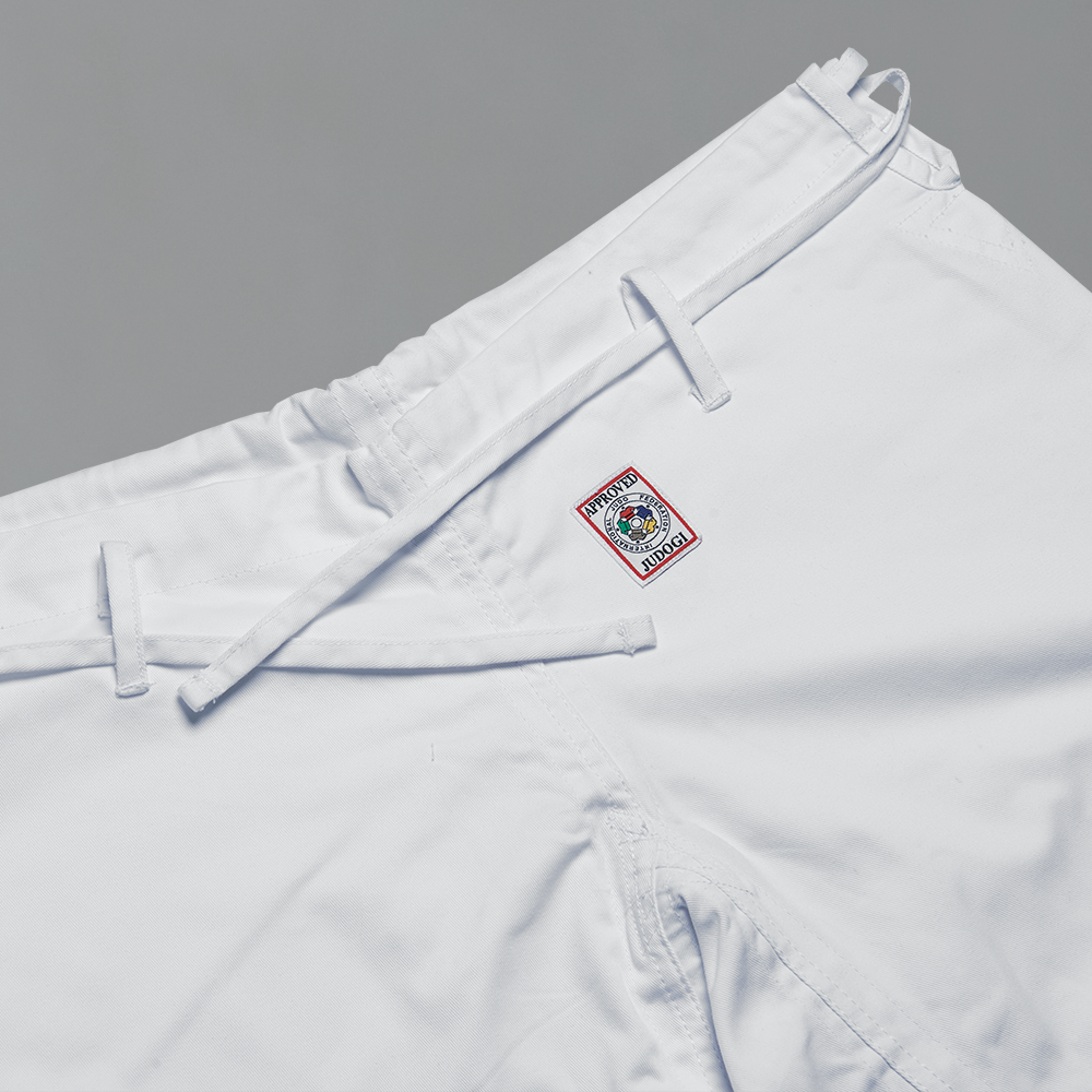 Adidas Judodräkt Champion 3 Slimfit vit