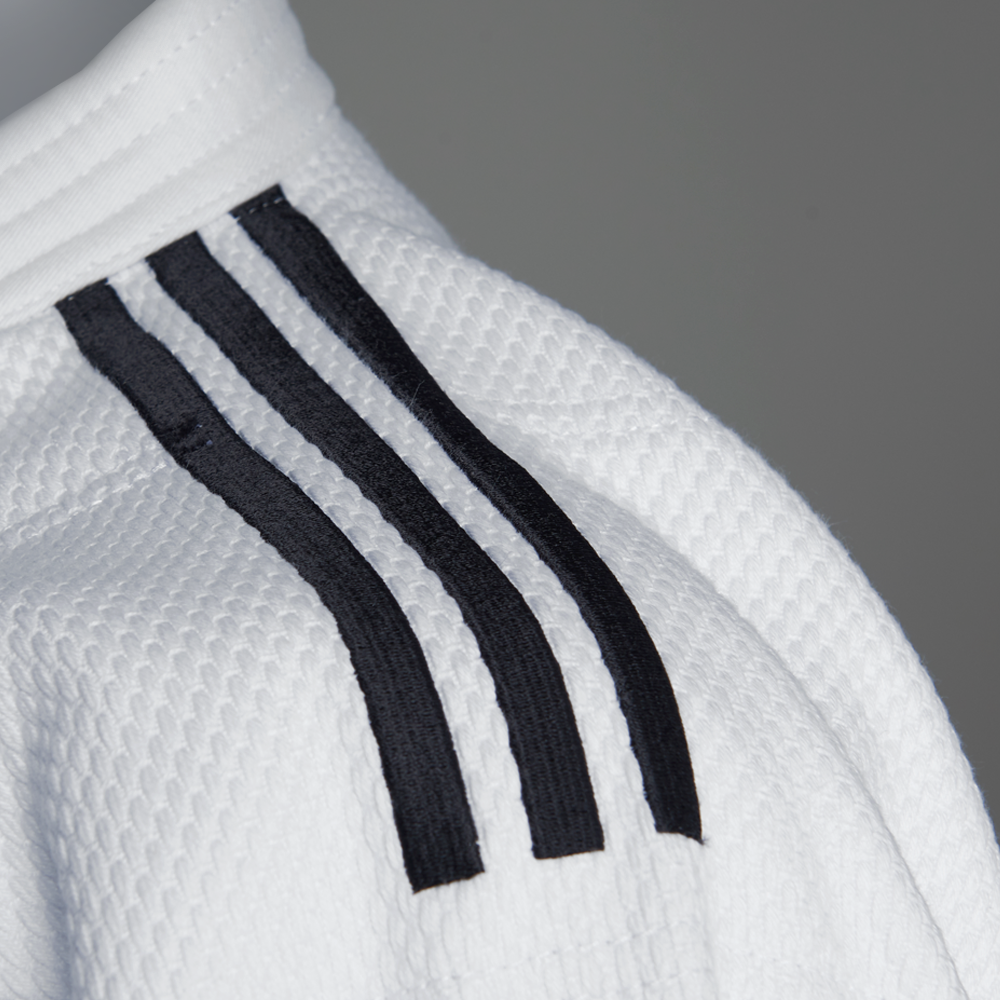 Adidas Judodräkt Champion 3 Slimfit vit