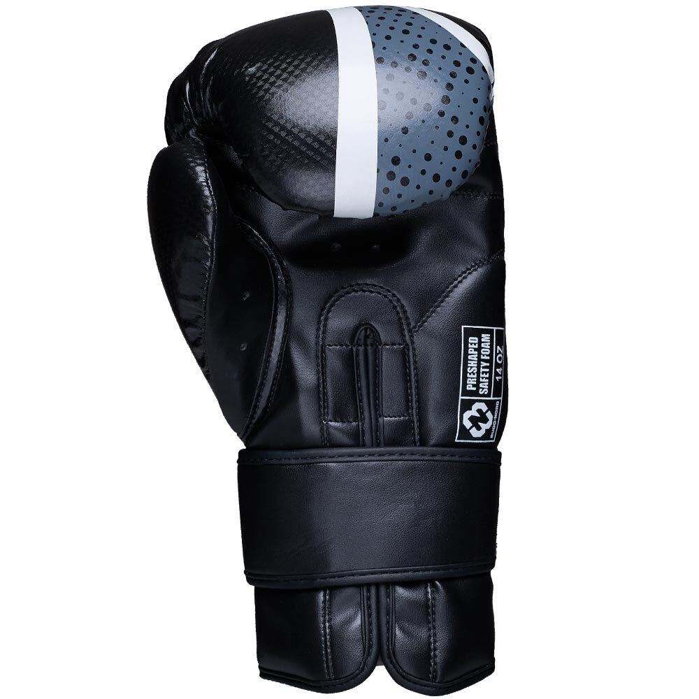 Budo-Nord Fight Gear Hook Boxningshandskar - Svart/Grå