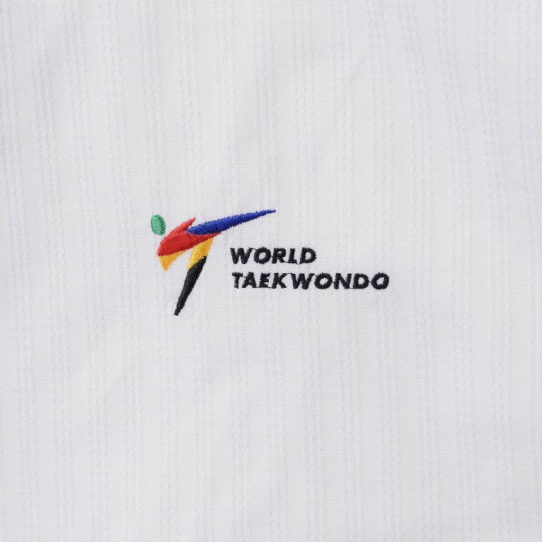 Adidas Taekwondodräkt WT Poomsae Herr - Vit/Mörkblå