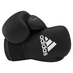 Svarta Adidas Hybrid 25 boxningshandskar för barn, nybörjare och fitness