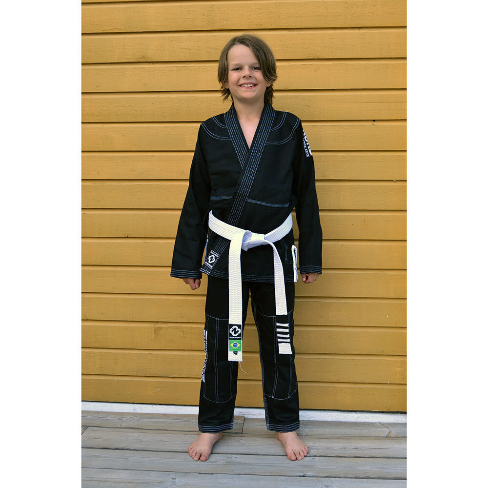 Budo-Nord BJJ dräkt Aprendiz Barn - Svart