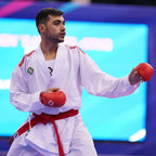 Vit Budo-Nord Mirai WKF karatedräkt i ultralätt, återvunnen polyester