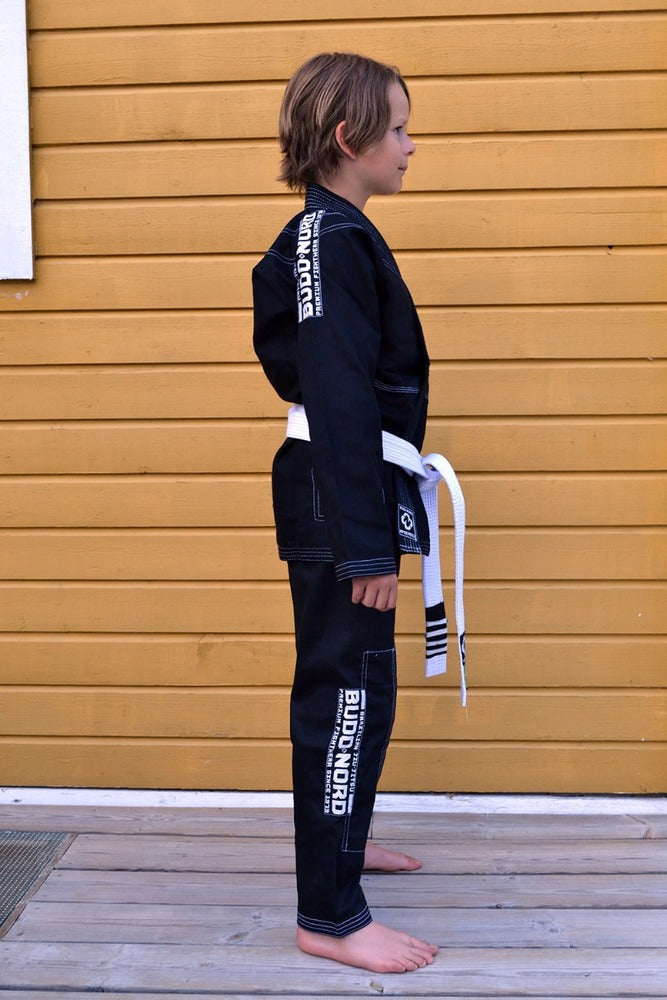 Budo-Nord BJJ dräkt Aprendiz Barn - Svart