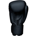Svarta Budo-Nord Fight Gear Cross boxningshandskar för boxning, thaiboxning och kickboxning, sedda från handflatan