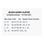 Storleksguide för Budo-Nord skyddskupor