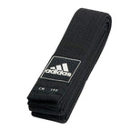Svart Adidas bälte 50 mm för daglig träning och gradering