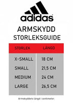 Adidas Elastiskt Armskydd - Vit/Svart - Adidas | Kraft & Kontroll