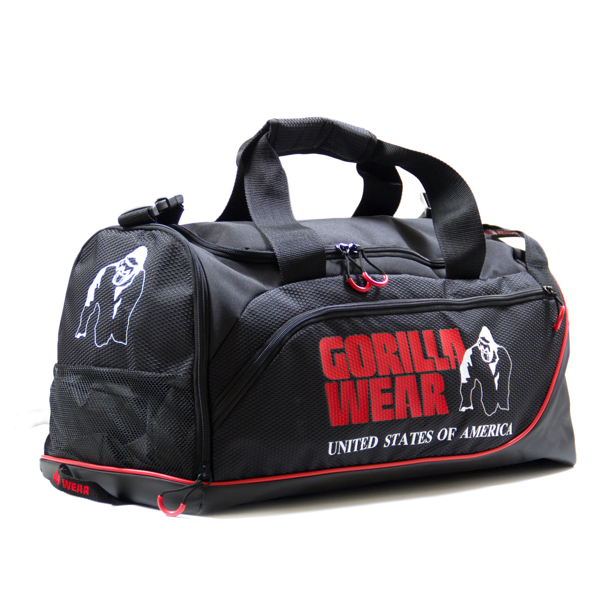 Gorilla Wear Jerome Gym Bag - Svart/Röd