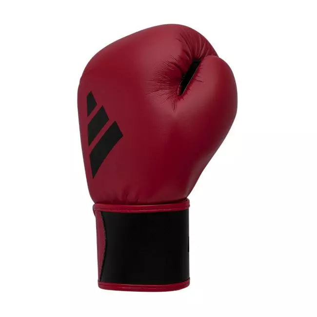 Röda och svarta Adidas Thai Tilt FW22 boxningshandskar för boxningsträning
