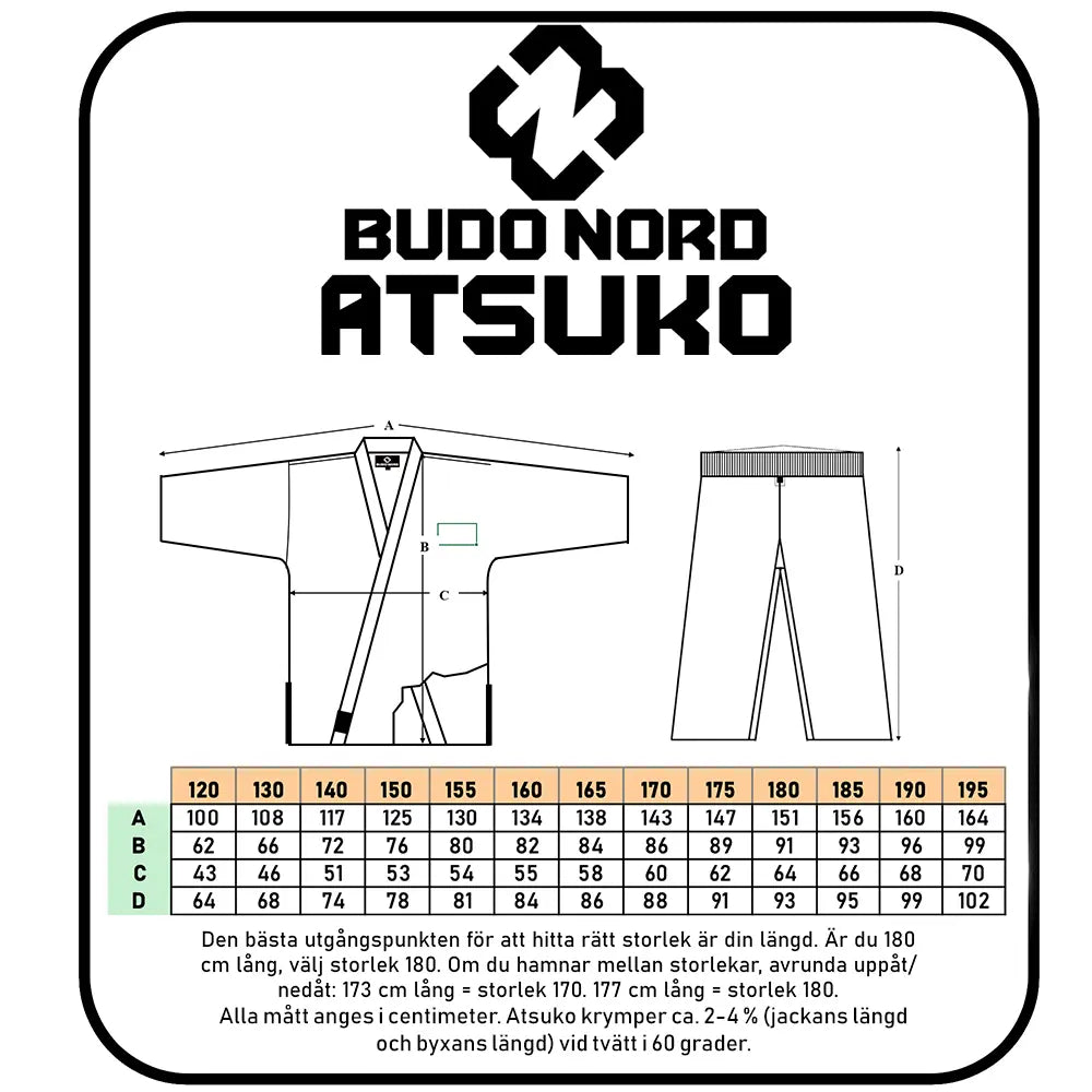Budo-Nord Karatedräkt Atsuko JKA Brodyr