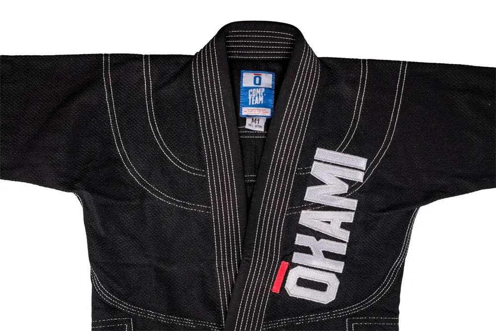 Okami BJJ-dräkt Kids Competition Team Svart