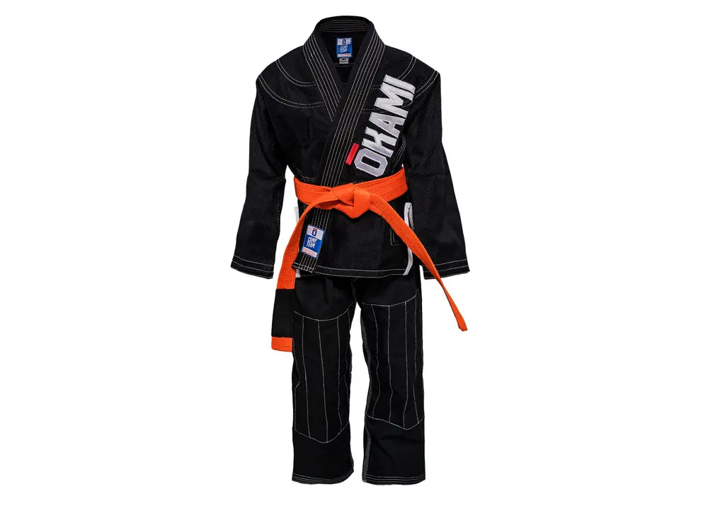 Okami BJJ-dräkt Kids Competition Team Svart