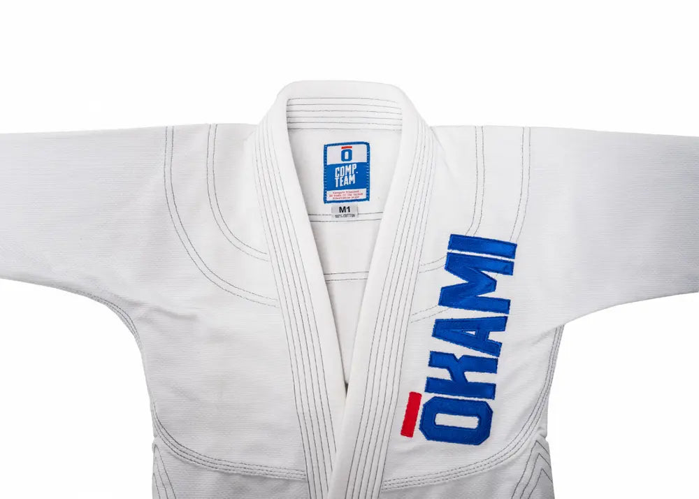 Okami BJJ-dräkt Kids Competition Team Vit