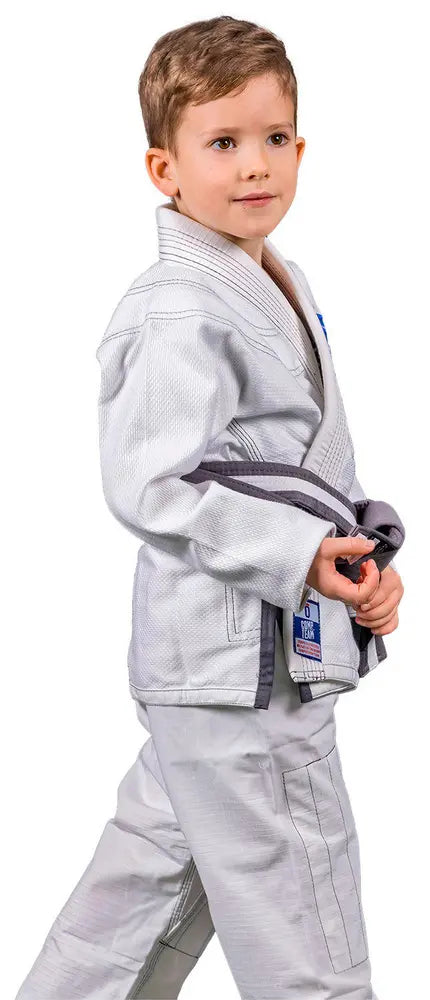 Okami BJJ-dräkt Kids Competition Team Vit