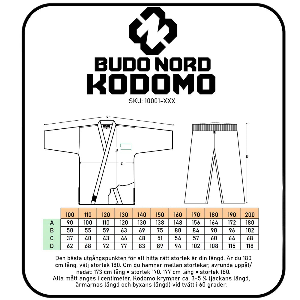 Budo-Nord Judo / Jujutsudräkt Kodomo