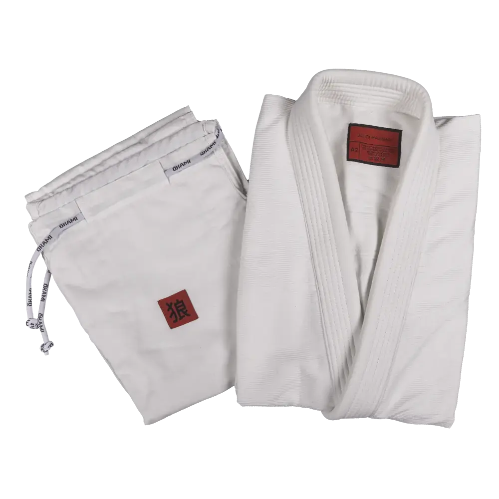 Okami BJJ-dräkt Hajimari - Vit