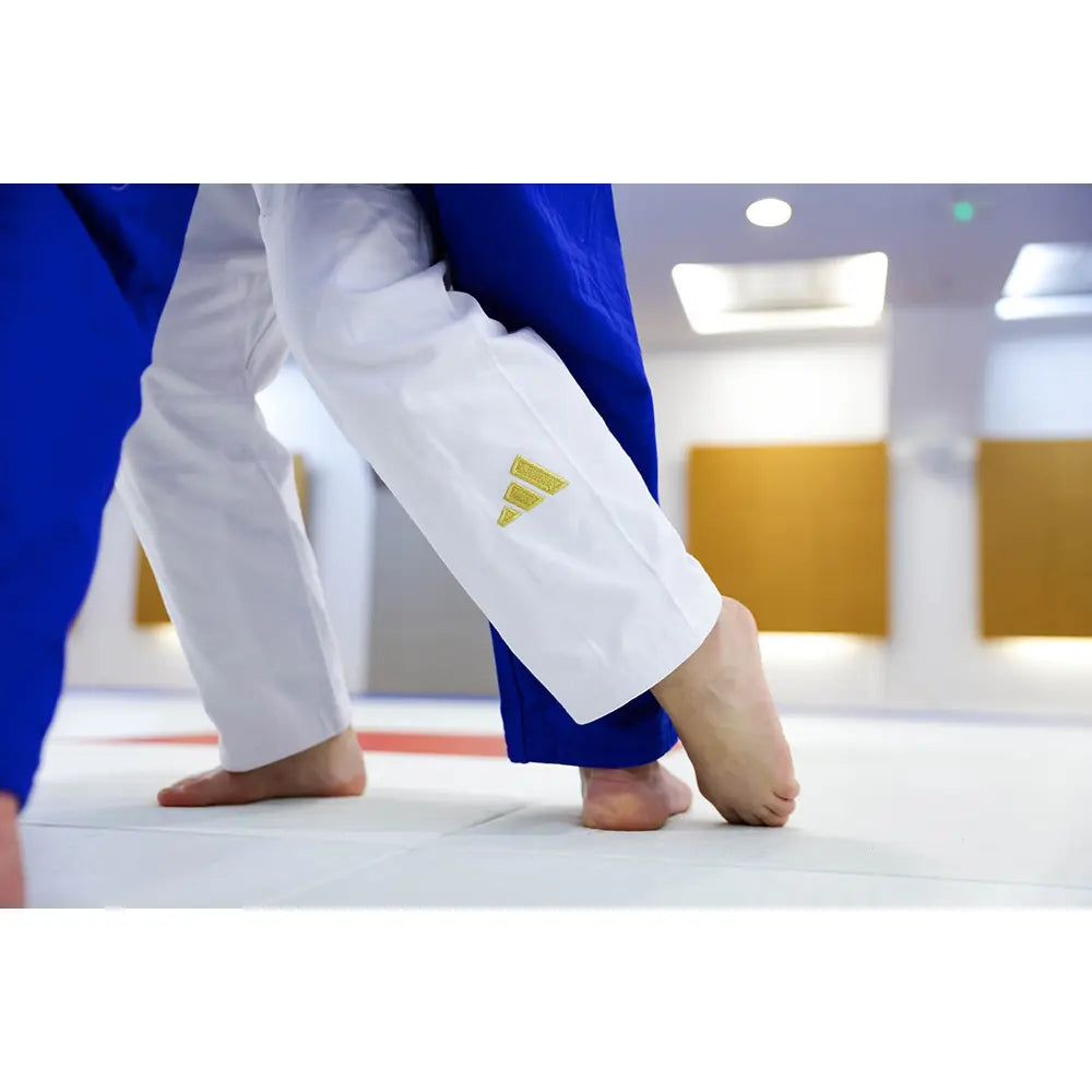 Adidas Judodräkt Champion 3 Vit-Guld - bild 4