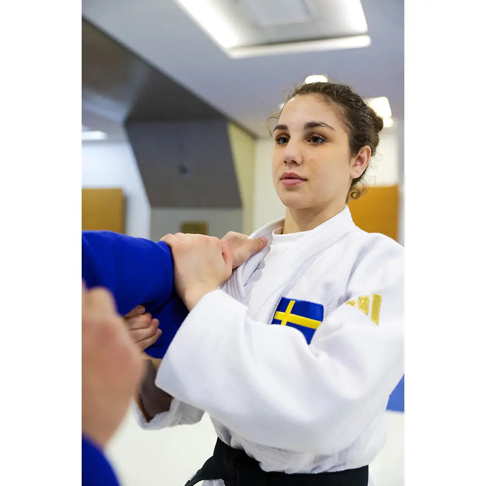 Adidas Judodräkt Champion 3 Vit-Guld - bild 5