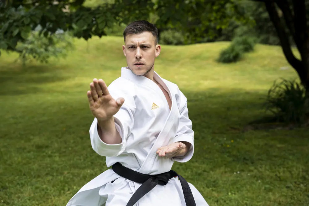 Adidas Karatedräkt Shori Kata Vit-Svart