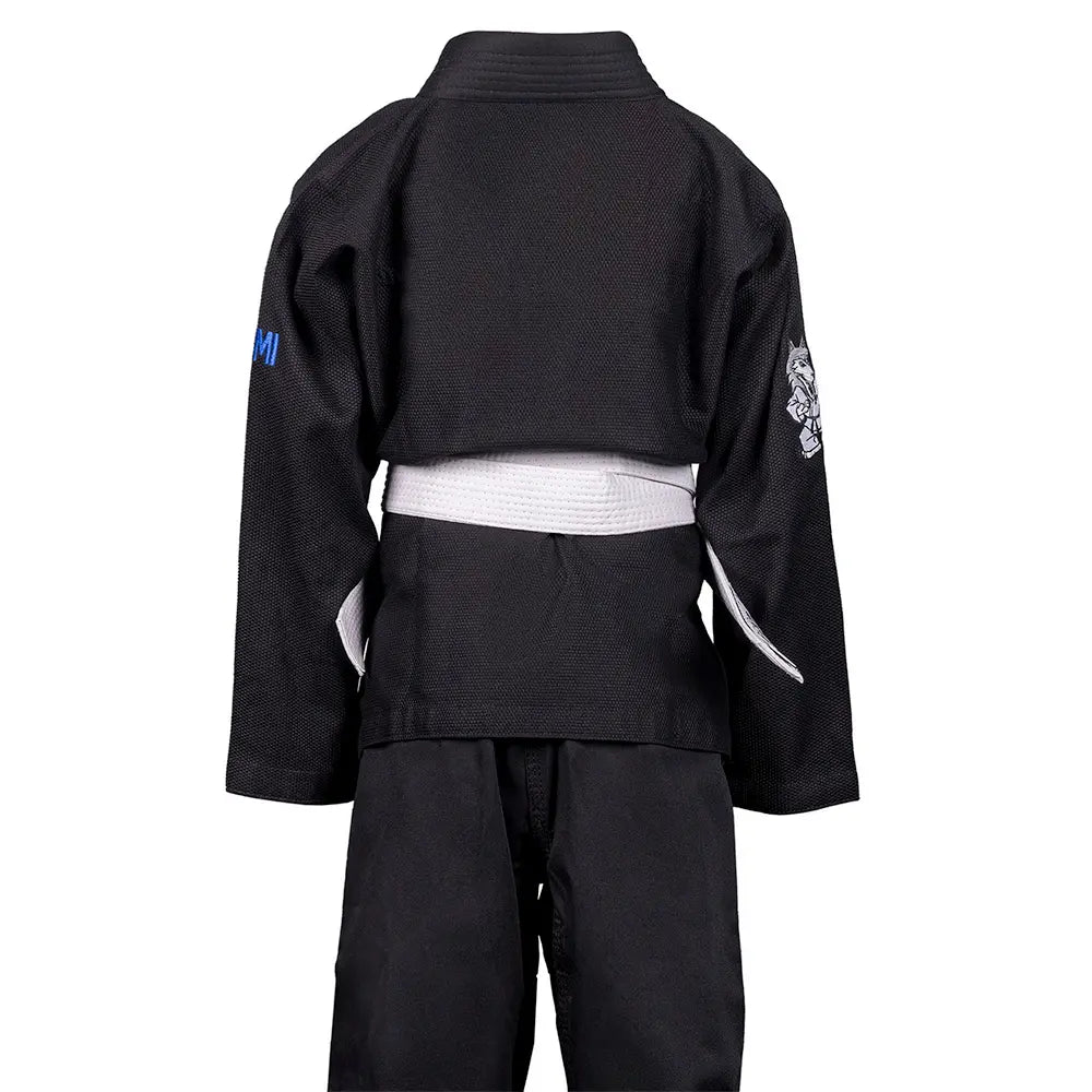 Okami BJJ-dräkt Hajimari Barn - Svart