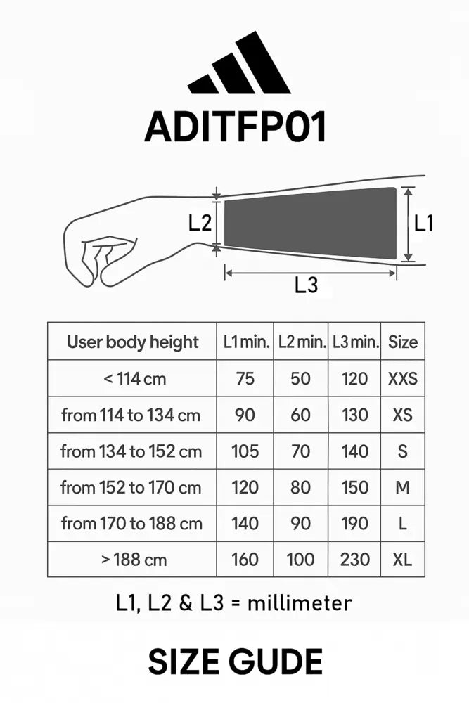 ADIDAS WT Underarmsskydd