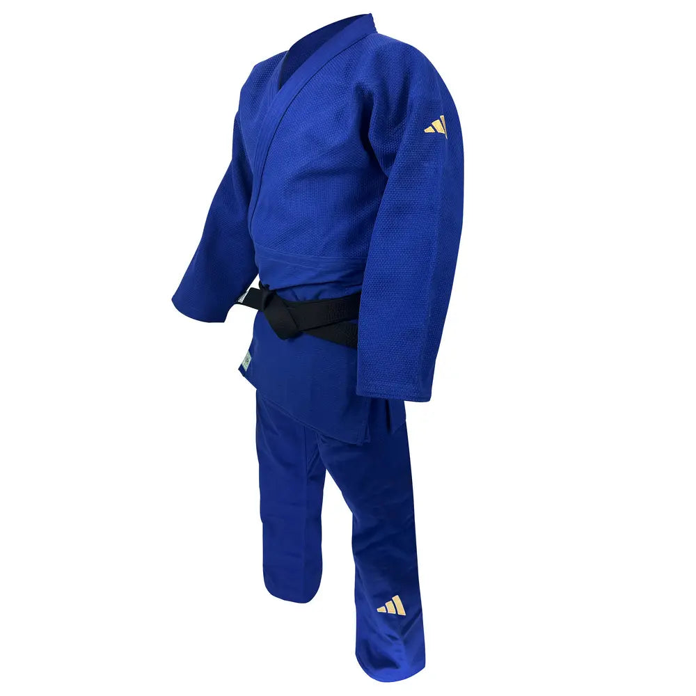 Adidas Judodräkt Champion 3 Green Label Blå Slim Fit