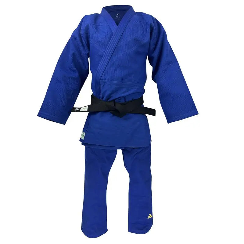 Adidas Judodräkt Champion 3 Green Label Blå Slim Fit