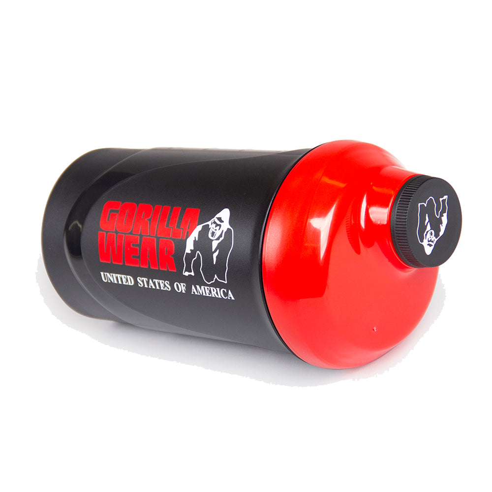 Gorilla Wear Wave Shaker 600 ml - Svart/Röd