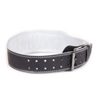 Gorilla Wear 4 Inch Padded Leather Belt - Svart/Grå