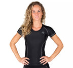 Gorilla Wear Carlin Compression Short Sleeve Top - Svart/Grå - Gorilla Wear | Kraft & Kontroll